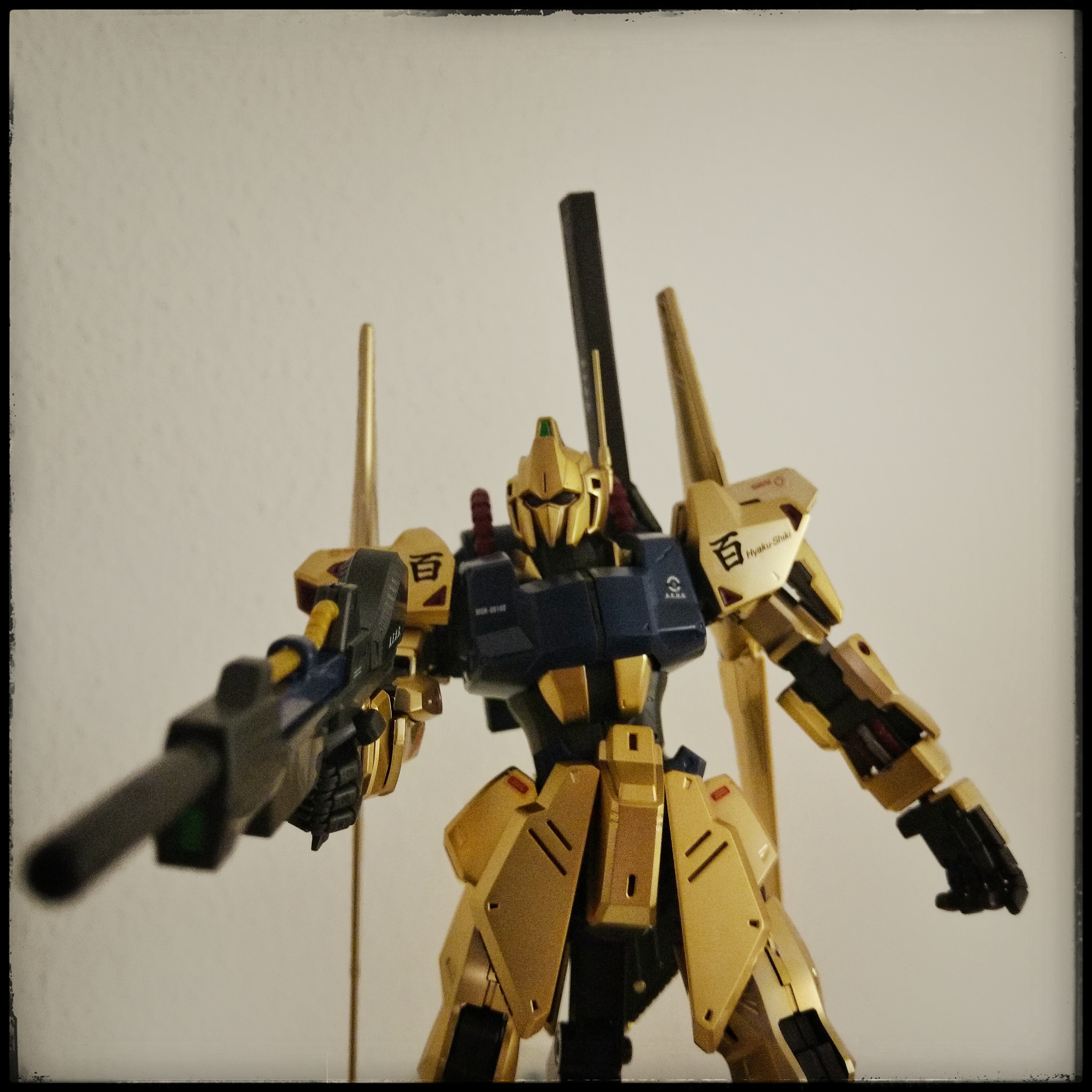 A MG with gold plated pieces