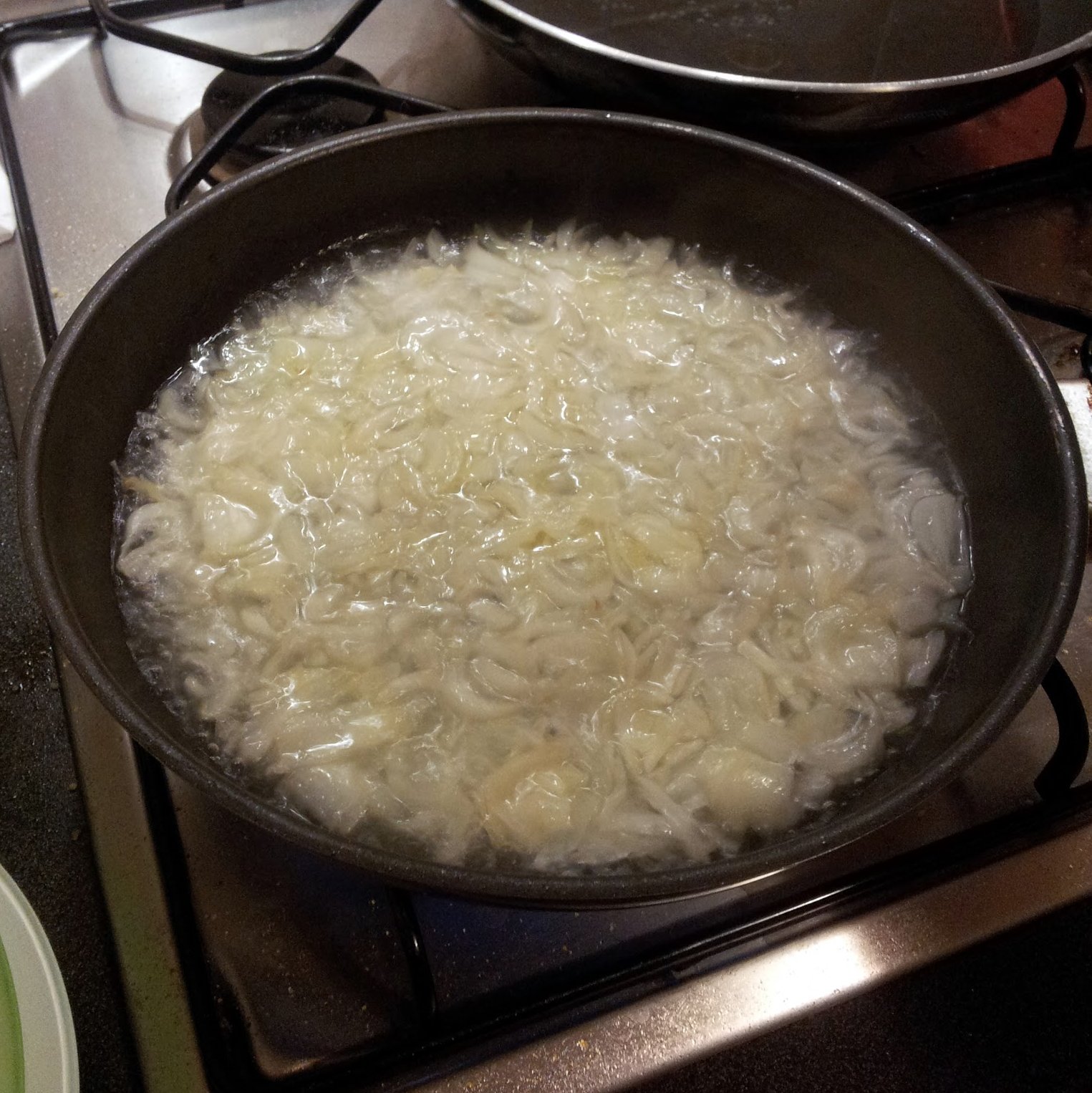Onions in the pan