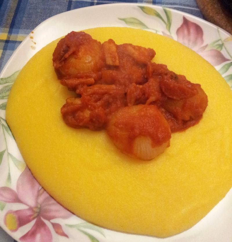 Featured image of post Recipe: Polenta with Borettane onions and pork